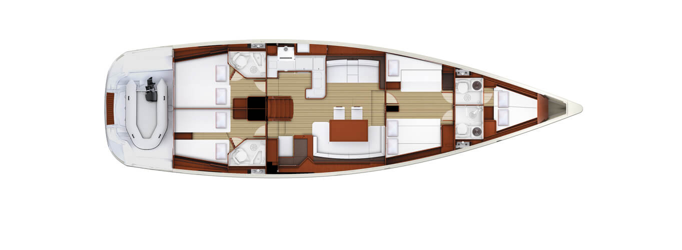 Oceanica Yacht Interior Layout